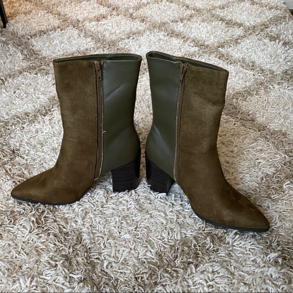 Green booties
